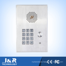 Stainless Steel Wall Mount Speakerphone, Service Phone, GSM Audio Intercom